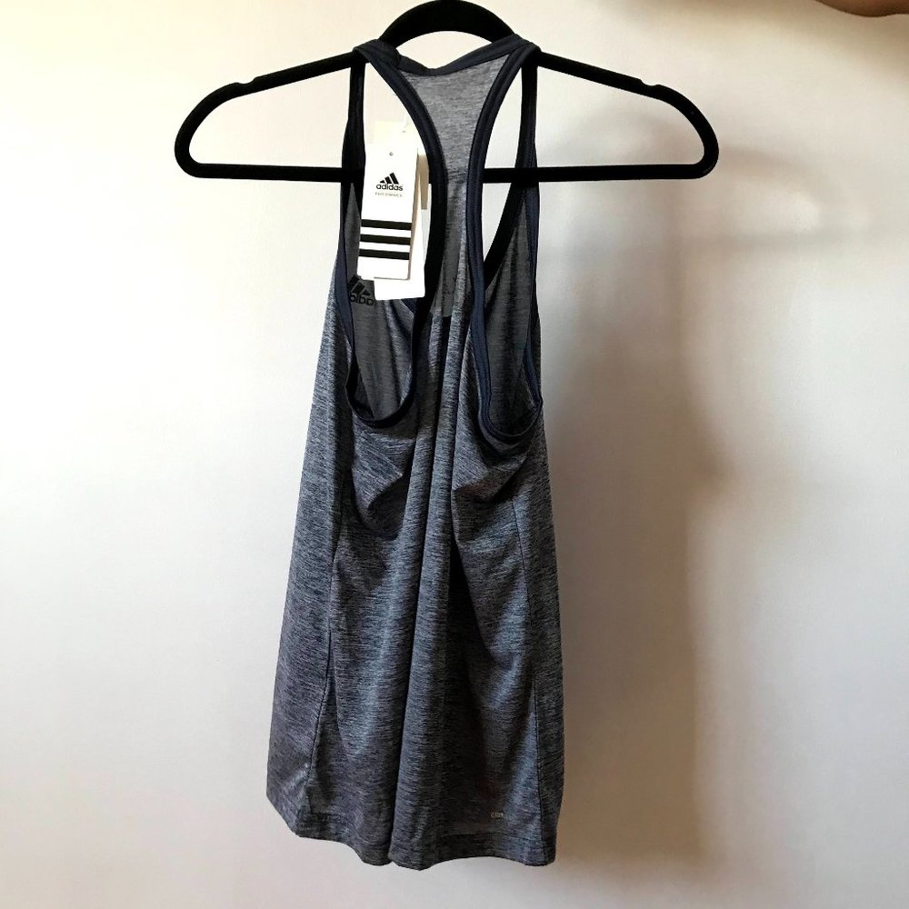 Adidas Climalite Blue Gradient Racerback Tank - Picture 3 of 3